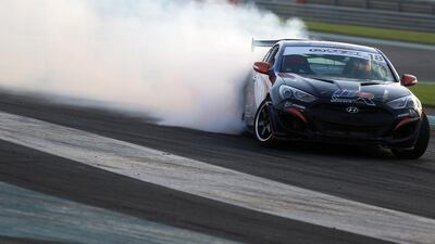 Sultan Keyto competes at Yas Marina Circuit on Friday.