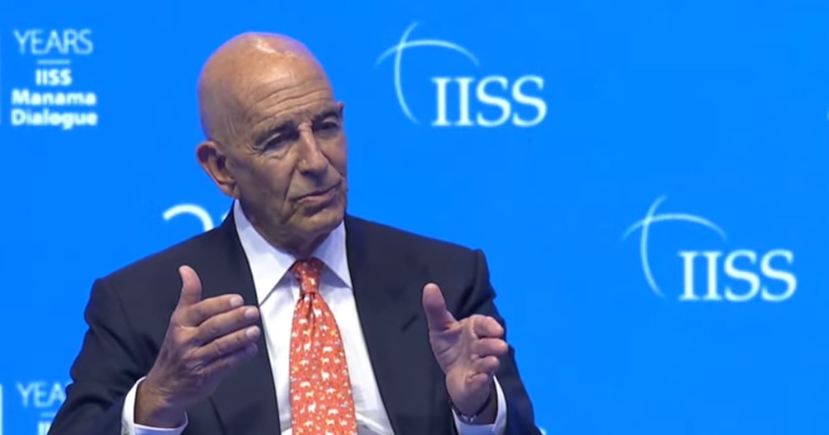 Israel believes Hezbollah is rearming, says US envoy Tom Barrack