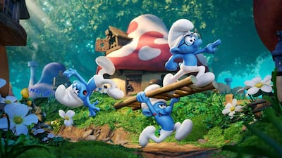 Clumsy, Hefty and Brainy in Smurfs: The Lost Village. Sony Pictures