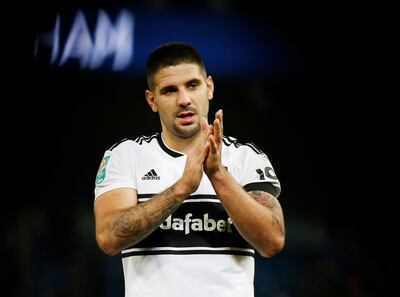 Fulham's Aleksandar Mitrovic. Reuters