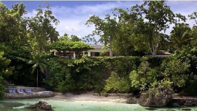 The private and shady Fleming villa at GoldenEye Hotel and Resort is the holiday house that the James Bond creator Ian Fleming built after coming to Jamaica in 1946. Courtesy of Island Outpost