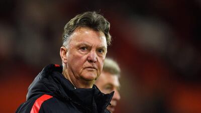 Manchester United manager Louis van Gaal shown before his side's win against Southampton last Monday. Mike Hewitt / Getty Images / December 8, 2014