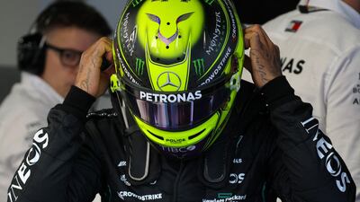 Lewis Hamilton during practice for the Miami Grand Prix. Reuters