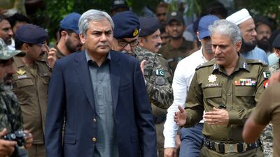 Support for Pakistan's Interior Minister Mohsin Naqvi, also the head of the Pakistan Cricket Board, appears to be waning. EPA