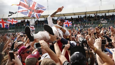 Lewis Hamilton's wins have been memorable for fans coming to Silverstone to watch the British Grand Prix. Andrew Boyers / Reuters