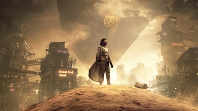 South Indian star Prabhas in the sci-fi epic Kalki 2898 AD. Photo: Vyjayanthi Movies