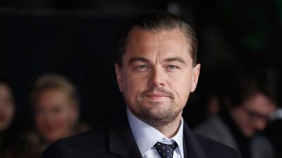 Leonardo DiCaprio, in Armani, attends the premiere of 'The Revenant' at Empire Leicester Square on January 14, 2016 in London, England. Getty Images
