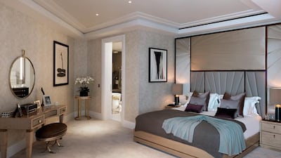 One of these, Apartment 12, is a 3,618 square foot, three-bed duplex on the fourth and fifth floors. It has a balcony looking directly over the Tower and is on the market for £18 million. Julian Abrams