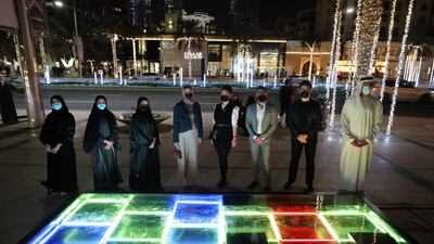 Seven local designers are behind the works. Chris Whiteoak / The National