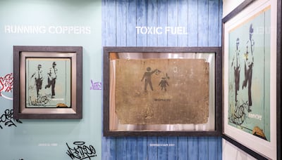 While the works are not for sale, limited prints will be available in May. Photo: World Art Dubai