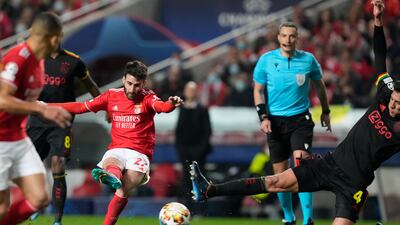 RIGHT MIDFIELD: Rafa Silva (Benfica) - Daring in his duels, technically excellent, Rafa Silva made Benfica believe in the possibility of a comeback, and galvanised them from a goal down not once but twice. Ajax would be advised to make special plans on how to contain the Portugal winger in the next leg. AP Photo