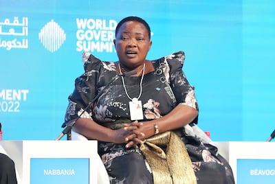 Uganda's Prime Minister Robinah Nabbanja says African nations have to focus on their own problems. Pawan Singh / The National