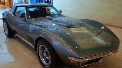 A 1972 Chevrolet Corvette at the Classic Car Show in Marina Mall, Abu Dhabi. Delores Johnson / The National