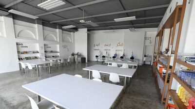 Inside the vast studio. Chris Whiteoak / The National