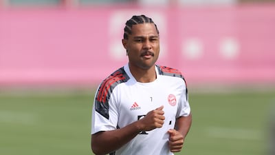 Bayern's Serge Gnabry. Getty