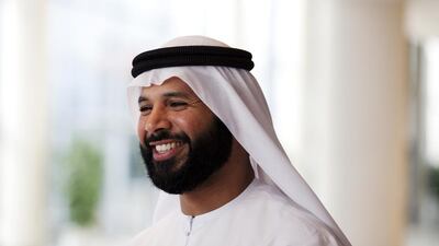 Newly elected UAE FA president Marwan bin Ghalaita. Sarah Dea / The National