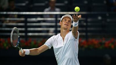 Tomas Berdych will begin his Mubadala World Tennis Championship against defending champion Rafael Nadal. Pawan Singh / The National