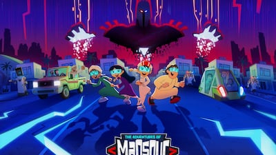 The Adventures of Mansour: Age of AI, a reboot of the children's series Mansour, is due to be shown next year. Photo: Bidaya Media