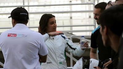 Reema Juffali at TRD 86 Cup at Yas Marina Circuit. Courtesy Yas Marina Circuit