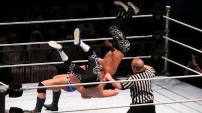 The WWE came to Abu Dhabi today for a night of wrestling, as the stadium inside of Zayed Sports city was packed to capacity.