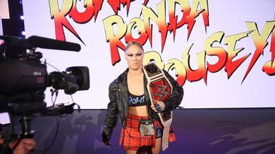 Ronda Rousey took centre stage at WWE TLC. Image courtesy of WWE