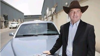 Kevin Roberts, the managing director of Hydroserv, is the new "oil baron" after the annual Oil Barons Charity Ball. Jaime Puebla / The National