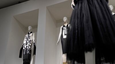 Set in 14 galleries, the show’s walls have been constructed to embody the essential contradiction, or duality, in Lagerfeld’s style and persona