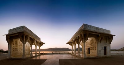 The Ajmer Jama Masjid built by Shah Jahan as a thanksgiving for a successful military campaign