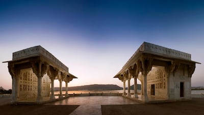 The Ajmer Jama Masjid built by Shah Jahan as a thanksgiving for a successful military campaign