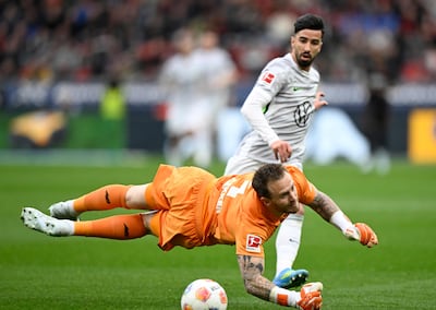 Mohammed Amoura has been in great form for Wolfsburg. AFP