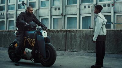 Kane Robinson as Izi and Jedaiah Bannerman as Benji in The Kitchen. Photo: Netflix