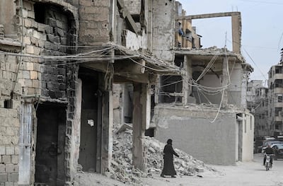 Syrian infrastructure was badly damaged by 13 years of civil war. AFP