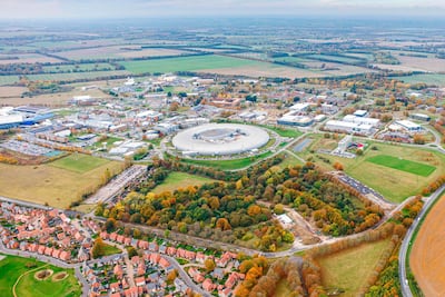 The UK is building of a specialist manufacturing and innovation vaccine centre north of London. AFP