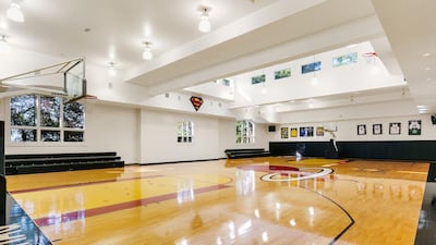 A 6,000-square-foot basketball court