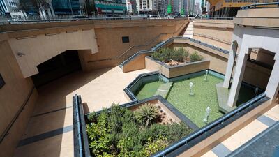 The Hamdan street underpass, that connects people to the World Trade Centre and had been closed for several years, has reopened to the public. Victor Besa / The National