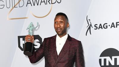 Mahershala Ali, in Ermenegildo Zegna, at the 25th Annual Screen Actors Guild Awards on January 27, 2019 in Los Angeles, California. AFP