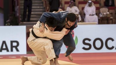 Action from the IJF World Judo Tour Grand Slam Abu Dhabi tournament this weekend, Vihdyaa for The National