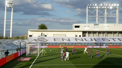 The La Liga match between Real Madrid and Eibar at Estadio Alfredo Di Stefano. Getty