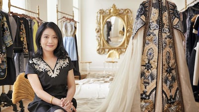 Chinese designer Guo Pei. Photo: Sotheby's