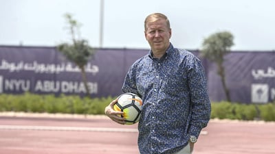 Peter Dicce, director of athletics and recreation at NYU Abu Dhabi. Vidhyaa for The National.