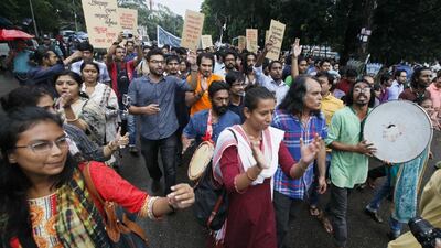 Bangladeshi social activist made a protest in Dhaka, on August 10, 2016, against the controversial proposal to build a power plant in Rampal, near the Sundarbans mangrove forest. Mehedi Hasan / NurPhoto