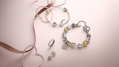 Pandora has launched a new themed collection called Petals of Love. Courtesy Pandora