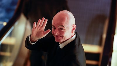 Fifa president Gianni Infantino during the AFC's extraordinary congress in Tokyo. Reuters
