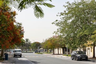 The Helblings live in Jumeirah Park, Dubai. Antonie Robertson / The National