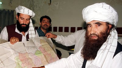 Jalaluddin Haqqani, pictured here in 2001, has died. The founder of the Haqqani network, he was one of Afghanistan's most feared militants. Reuters