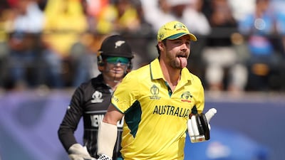 Travis Head of Australia celebrates after reaching his century. Getty Images