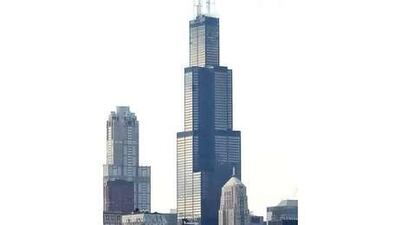 The 110 story Sears Tower is the tallest building in North America.