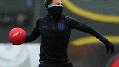 Dele Alli during training. Reuters