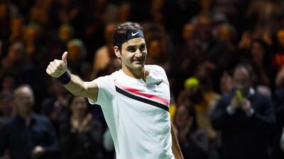 Roger Federer is still to decide if he will compete at the ATP Dubai Duty Free Tennis Championships. Koen Suyk / EPA