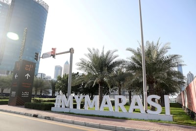 Marasi Drive, complete with its waterfront views from the marina, is fast becoming a major attraction. Chris Whiteoak / The National